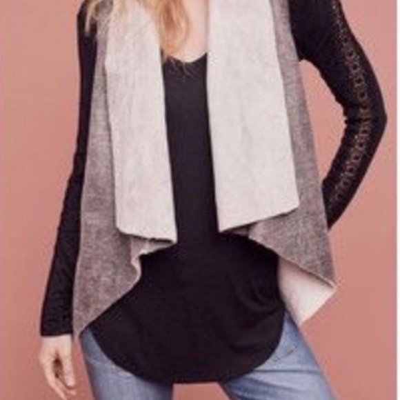 Anthropologie AMADI Kady Sherpa Vest Size M - Picture 5 of 9